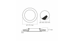 Panel LED 12W Round Neutral